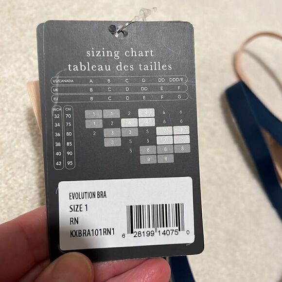 Knix Evolution Bra-Blue Pattern- Size 1 - Picture 9 of 9